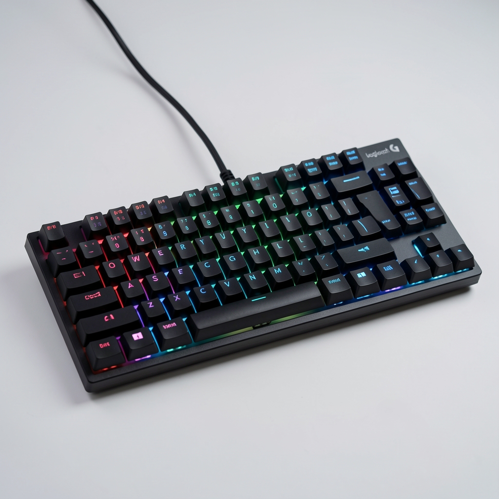 Logitech G Pro X TKL mehanička gaming tastatura crna boja sa RGB pozadinskim osvetljenjem i GX Blue tasterima