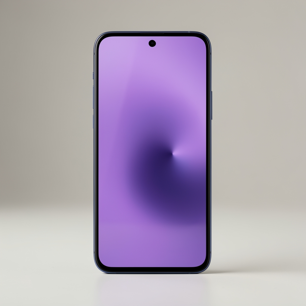 Samsung Galaxy S24 Plus Cobalt Violet boja sa Dynamic AMOLED ekranom 6.7 inča na minimalnoj podlozi