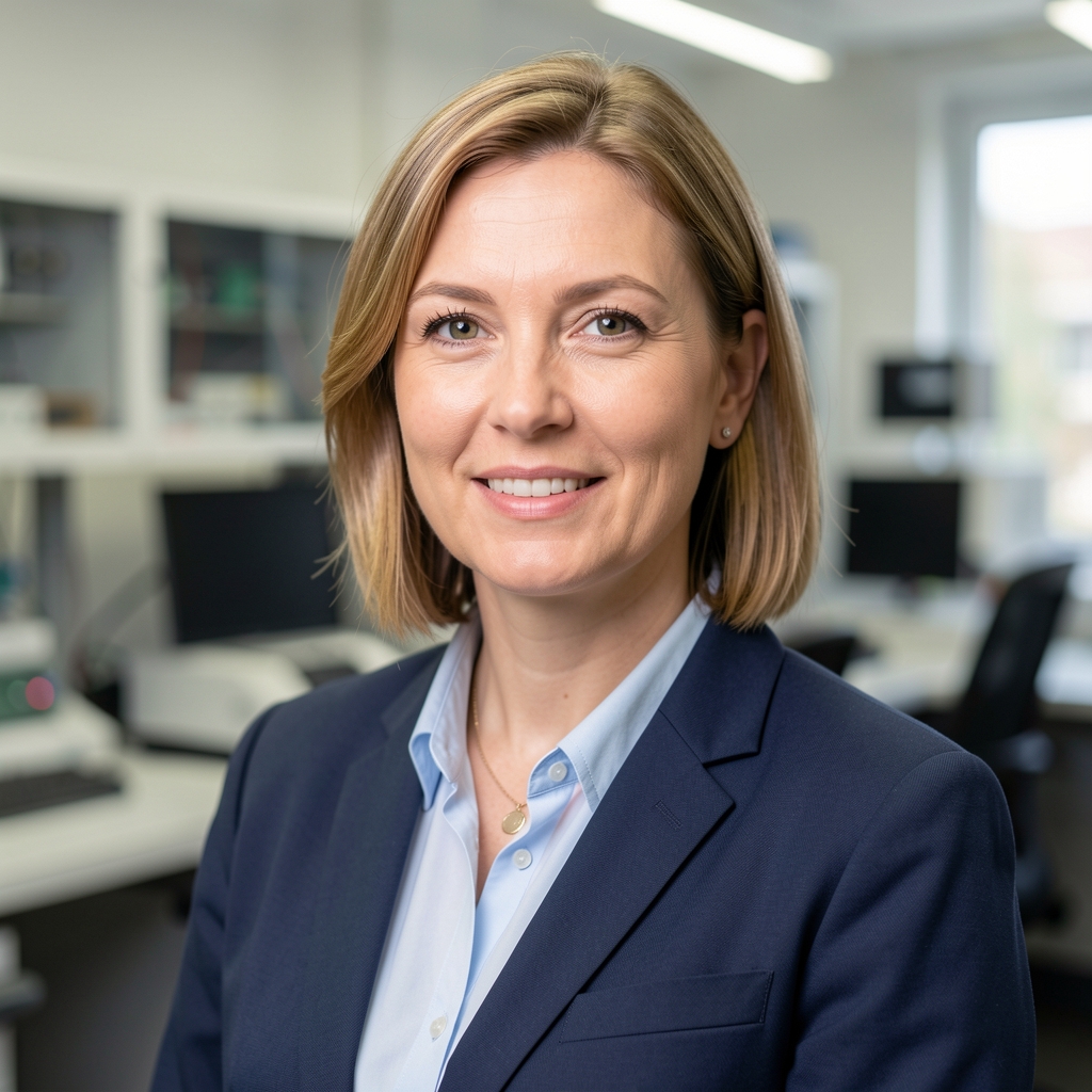 Ana Petrović — senior tehničar za testiranje elektronike, ženska osoba u laboratorijskom okruženju